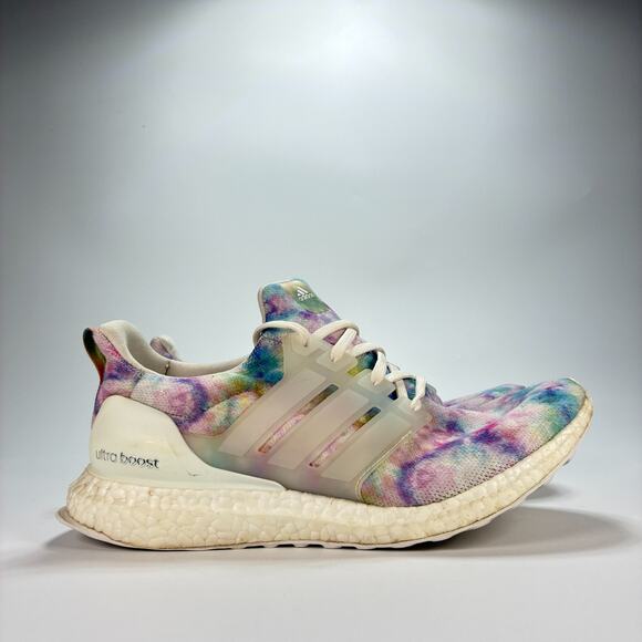 Adidas UltraBoost 4.0 DNA Multicolor Lace Up Running Shoes GZ7098 Women's Sz 9.5 - Picture 1 of 11